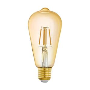 Лампа светодиодная 5,5W 2200K E27 капля янтарная ST64 диммер 11865 EGLO